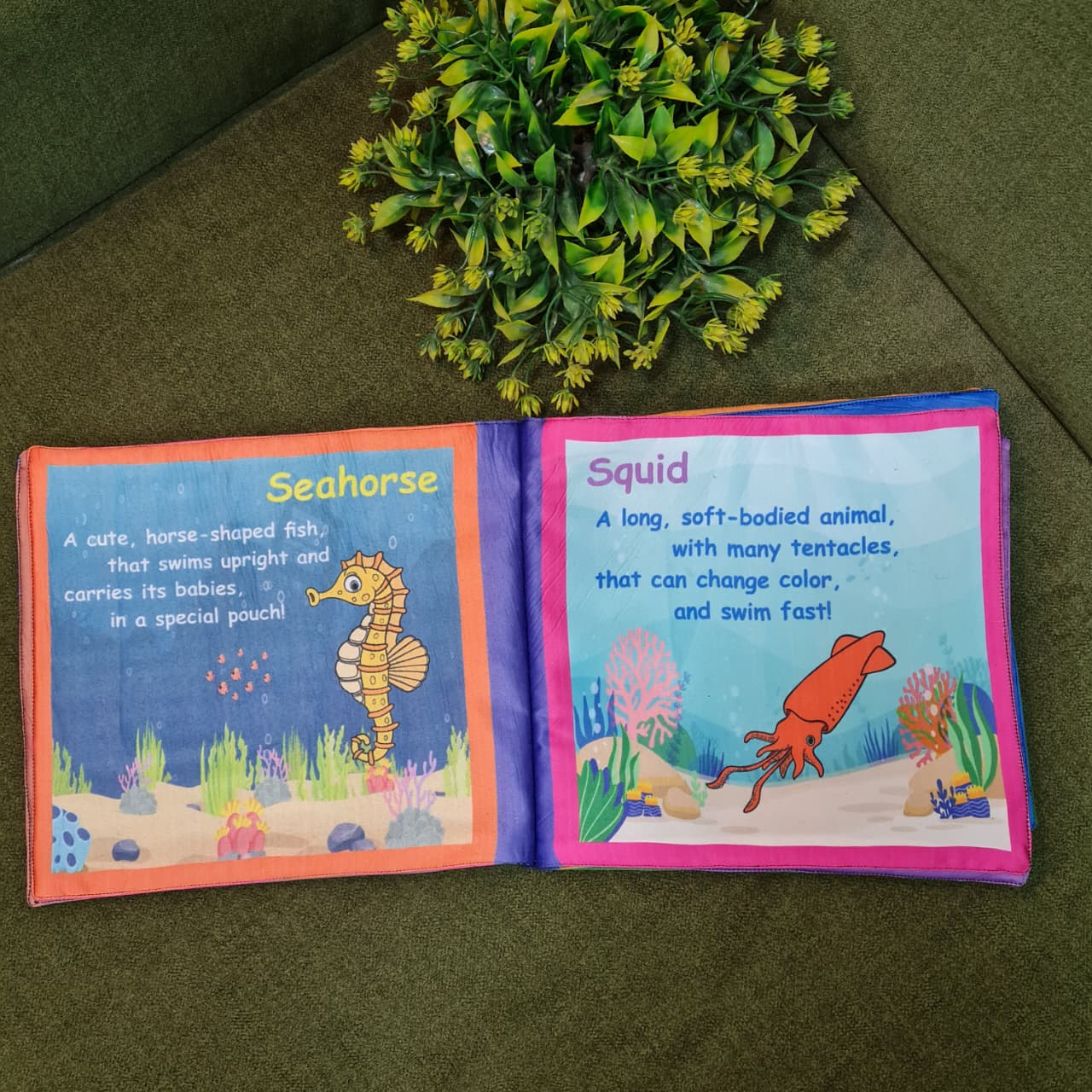 Introduce your little one to a world of fun learning with this colorful Learning toy for kids . Designed to be soft, safe, and interactive, this cloth book helps children learn new concepts while enjoying playtime.
